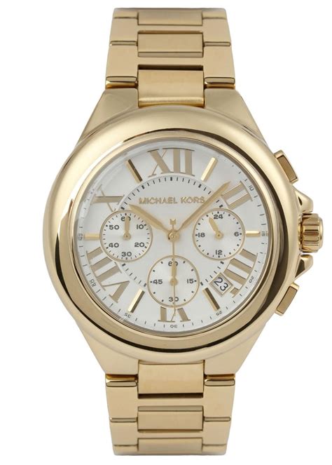 michael kors chronograph gold